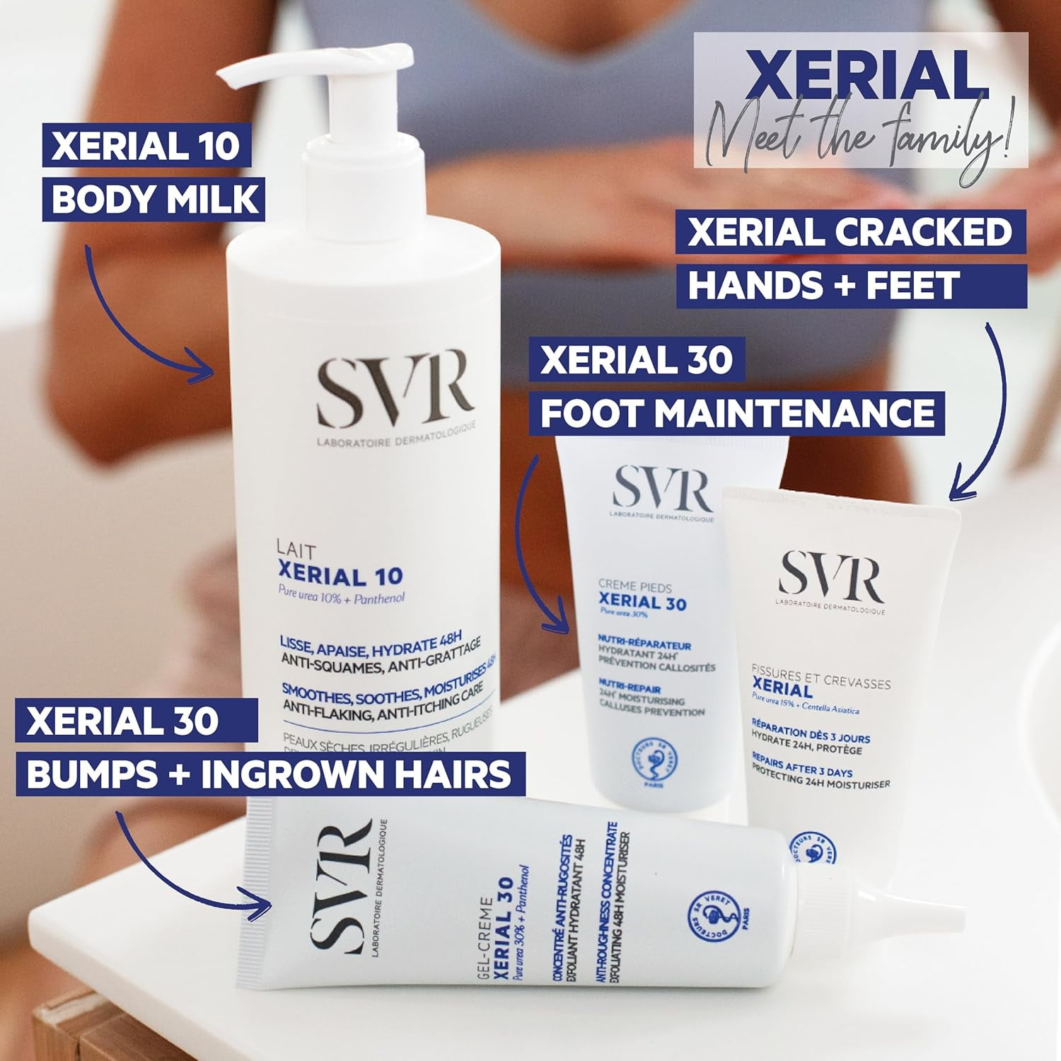 SVR Xerial 30 Urea Foot Cream for Severely Dry Skin, Calluses and Cracked Heels, 50ml