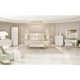 thumbnail image 5 of Michael Amini La Rachelle Eastern King Panel Bed in Champagne Ivory & Chardonnay, 5 of 10