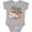 AC-Heather Grey, variant on Easter Sloth with bunny ears- funny Boys or Girls Baby Bodysuit