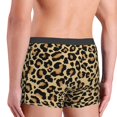 thumbnail image 3 of Fotbe Leopard Print Men’s Total Support Pouch Boxer Briefs, X-Temp Cooling, Moisture-Wicking Underwear, Regular, Long-leg and Trunk-XX-Large, 3 of 6