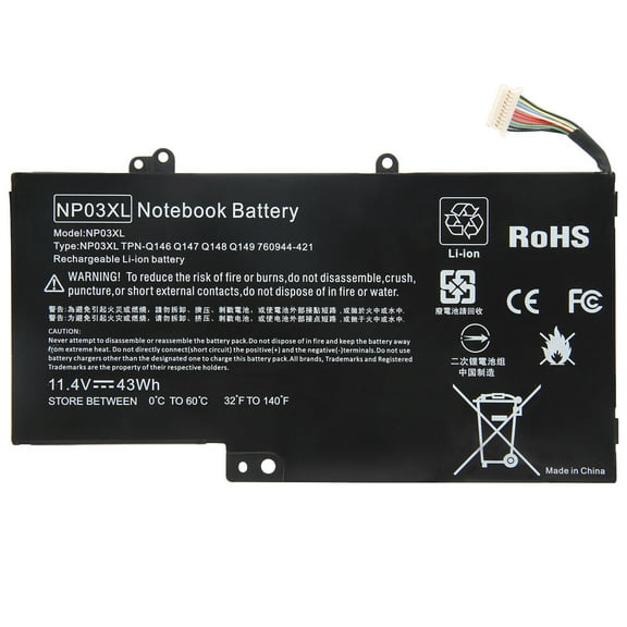 NP03XL Battery For HP Pavilion X360 13-A010DX 13-A110DX 15-u010dx 15-u111dx CC