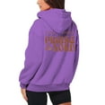 thumbnail image 2 of YUELONGHU Women Casual Hoodie Oversized Sweatshirt for Women 3X Women's Casual Pocket Zipper English Letter Print Hoodie M, 2 of 4