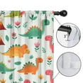 thumbnail image 4 of Blackout Kids Curtains,Dinosaur and Volcano Pattern Childrens Insulated Curtains Set Of 2,Bedroom Essentials,Toddler Room Decor 42"x84", 4 of 5