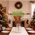 thumbnail image 4 of Aodebiao Tiges de Verdure de Pin Artificielles Réalistes avec Baies et Cônes Rouges, Branches Flexibles pour Couronnes de Noël, Centres de Table, Déco Maison et Mariage, Arrangements de Feuillage Réalistes, 4 of 6