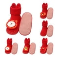 thumbnail image 2 of Aayomet Baby Sneaker Slippers Autumn and Winter Boys and Girls Floor Socks Shoes Warm and Comfortable Chinese New Year (C, 6 Toddler), 2 of 4