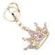 thumbnail image 5 of Llavero con dije, llavero con diamantes de imitación, forma de corona, lindo llavero, colgante, rendimiento finamente afinado, 5 of 9