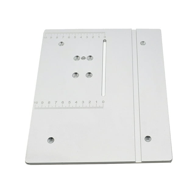 Speravity Panel de sierra de mesa, reemplazo desmontable portátil, taller graduado modificado profesional, pieza de herramienta de carpintería de Herramientas eléctricas Blanco Junta Speravity TO010533-02