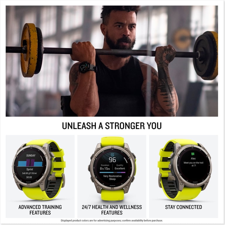 Garmin fenix® 8 – 47 mm, Solar, Sapphire, Premium Multisport GPS