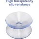 thumbnail image 5 of 10 Pack Double Sided Silicone Rubber Suction Cups for Table Tops, Clear Suction Cup without Hooks, Compatible with Glass Top, Size: 35mm, 5 of 5