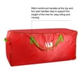 thumbnail image 2 of DUNCHATY 48" x 15" x 20" Christmas Tree Storage Bag, Fits Up to 7.5 ft Tall Artificial Tree, Heavy Duty Waterproof Red Christmas Tree Storage Container with Zipper and Handles, 2 of 7