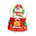 thumbnail image 2 of Sharprepublic Christmas Snow Globes Music Box Birthday Snowman Interior Lighted Snow Globe C, 2 of 8