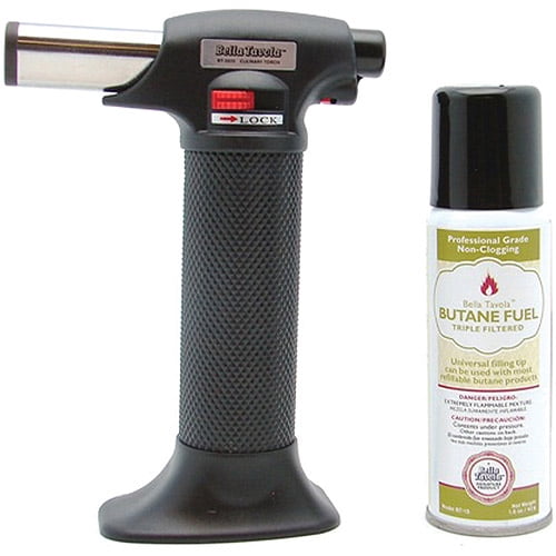 Bella Tavola Torch and Fuel Combo Pack with Crème Brulee Torch and