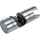 thumbnail image 1 of Soporte de ducha de mano reemplazable, soporte de cabezal de ducha, diámetro ajustable de 20-25 mm, cromo ABS (plata) ShuxiuWang 8390614758605, 1 of 1
