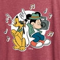 thumbnail image 3 of Disney - Mickey & Friends - Pluto Sings while Mickey Dances - Women's Short Sleeve Graphic T-Shirt, 3 of 5