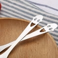 thumbnail image 2 of GOOHOCHY 5 Pcs Creative Coffee Spoon Silver Mirror Polished For Home Use, 2 of 5