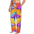 thumbnail image 2 of Balery Men'S Magic Mushrooms Pants,Sleepwear Pants,Pajama Pants,Pj Bottoms Drawstring And Pockets-Large, 2 of 9