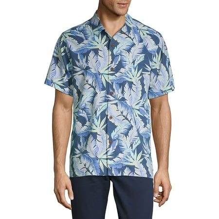 Tommy Hilfiger T-shirt Top - Break Wave Fronds Camp Shirt