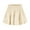 Beige, variant on Short Skirt for Women Summer Boho Pleated Mini Skort Skirt Elastic High Waisted A Line Tiered Pleated Beach Skirts