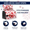 thumbnail image 6 of Happy Valentines Day Mailbox Covers Magnetic Standard Size Valentine Mailbox Post Cover Red Heart Gnome Floral Flower Valentine''s Day Mailbox Decor Waterproof Mailbox Wraps 21 * 18 Inch, 6 of 6