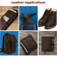 thumbnail image 6 of ELW Grass Fed Leather 8-10 oz. 3-4mm Heavy Duty Pre-Cut 10"x48" Dark Brown Full Grain Cowhide for Tooling, Carving, Holsters, Belts, Bags, Boots, Shoes, Cases, Repair, Knife Sheaths, Furniture, 6 of 7