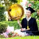 thumbnail image 4 of Globos de aluminio para graduación, 2025 x 12 pulgadas, con forma de sombrero doctoral, 4 of 4