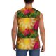thumbnail image 4 of Balery Rose Psychedelic Camisetas sin mangas para hombre, absorbe la humedad y protege contra el mal olor.-3X-Large, 4 of 7