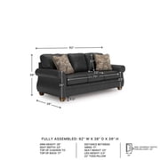 Signature Design by Ashley Chatterton Black Sofa