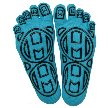 

Mato & Hash 5-Toe Exercise Barefoot Feel Yoga Toe Socks With Full Grip