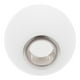 thumbnail image 5 of Pantalla de lámpara esférica redonda de cristal esmerilado blanco lechoso con base de rosca G9. Elegante pantalla para lámparas colgantes y de techo., 5 of 8