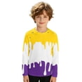 thumbnail image 3 of Hiijoy Boys UPF 50+ Long Sleeve Rash Guard Quick-Dry Ice-Cream Swim Shirt Top, Sizes 13-14, 3 of 3