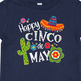 thumbnail image 4 of Inktastic Happy Cinco de Mayo- Sombrero, Cactus, Flowers Boys or Girls Baby T-Shirt, 4 of 5