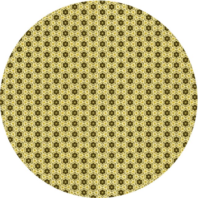 Ahgly Company Tapis Rond Lavable en Machine Intérieur Transitionnel Chêne Brun, 4 Pieds Rond