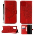 thumbnail image 1 of Mantto Wallet Case for iPhone 14 Pro Max, Magnetic PU Leather Flip [Wrist Strap] [Card Slots Holder] [Kickstand Feature] Embossed Butterfly Flower Case for iPhone 14 Pro Max 2022, Red, 1 of 8