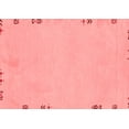 thumbnail image 1 of Ahgly Company Indoor Rectangle Abstract Red Modern Area Rugs, 2' x 5', 1 of 4