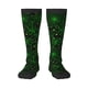 thumbnail image 1 of Balery Green Bright Web with Spiders Calcetines novedosos Calcetines deportivos Calcetines hasta la rodilla Calcetines de algodón Calcetines originales y geniales, 1 of 6