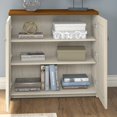 Bush Furniture Fairview Small Storage with Doors in Antique