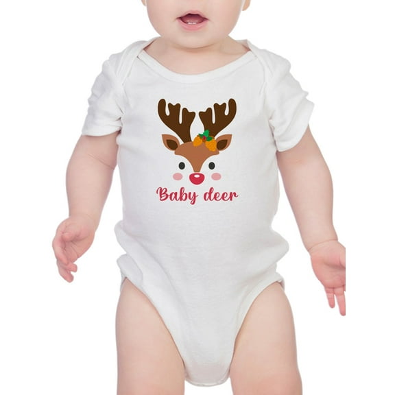 Baby Deer Bodysuit Infant -Smartprints Designs, 12 Months