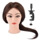thumbnail image 1 of Cabeza De Peluca Con Pelo, Cabeza De Maniquí Con Pelo Para Práctica De Peluquería, Trenzado, Corte De Pelo, 1 of 7