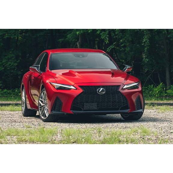 Lexus IS 500 F Sport Performance Art Wall Decor - 12x18 Inch Laminated Poster - Stunning Detail and Bold Colors