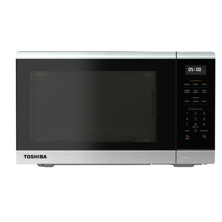 Toshiba 1.4 Cu. Ft., Stainless Steel, 1100 Watt, Microwave Oven with Sensor Cook