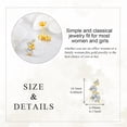 thumbnail image 6 of Moissanite Stud Earrings 14K Solid Yellow Gold Heart Earring Jewelry Gifts for Women(1.50 Carat, Heart 8MM), 6 of 7