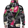 thumbnail image 2 of Invader Zim Animation Sweatshirt For Mens Fashion Hoodies Pullover Athletic Daily Hoody Hooded Gift, 2 of 5