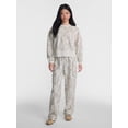 thumbnail image 2 of No Boundaries Women's Boxy Fleece Sweatshirt, Midweight, Sizes XXS-4X, 2 of 5