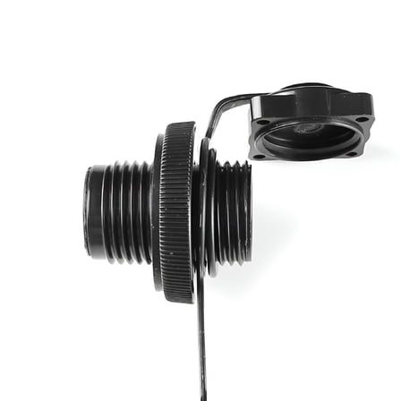 MELIVO 2 Pcs Air Valve Inflatable Boat Spiral Air Plugs Air Valve Nozzle Cap Air Valve Replacement Boston Valve Air Mattress Plug Replacement For Inflatable Boat Kayak Raft