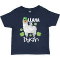 thumbnail image 3 of Inktastic St. Patrick's Day Llama Be Irish with Green Shamrocks Boys or Girls Toddler T-Shirt, 3 of 5