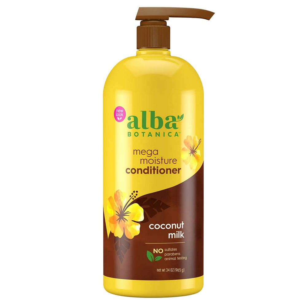 Alba Botanica Coconut Milk Conditioner, 34 fl oz