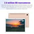 thumbnail image 4 of COFEST Computer & Office,HD 8-inch Tablets Android Version,WIFI Bluetooth Voice Call Learning Game Tablet,2+16G/256G Eight Core Processor,Support Dual SIM Card Communication Function,Gold,, 4 of 8