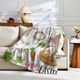 thumbnail image 4 of REK Easter Decor Easter Blanket For Cozy Home Soft Throw Blanket For Season Lightweight Warmth Perfect Idea Quality Bedding, 4 of 4
