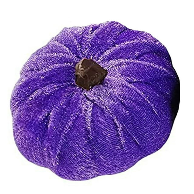 Txlixc Mini - calabazas de terciopelo, pequeñas calabazas artificiales para decoraciones de Acción de gracias Txlixc moda