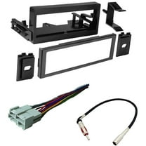 GMK345 Dash Kit Fit Select 1999-2005 Chevrolet Cadillac GMC Single DIN Stereo Bundle